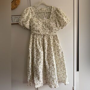 Inherit Clothing Company Floral MIDI Dress Spring Easter